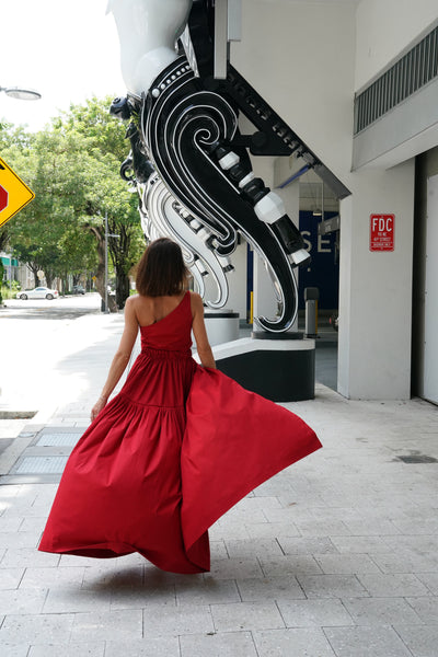 Skirt in Red Color