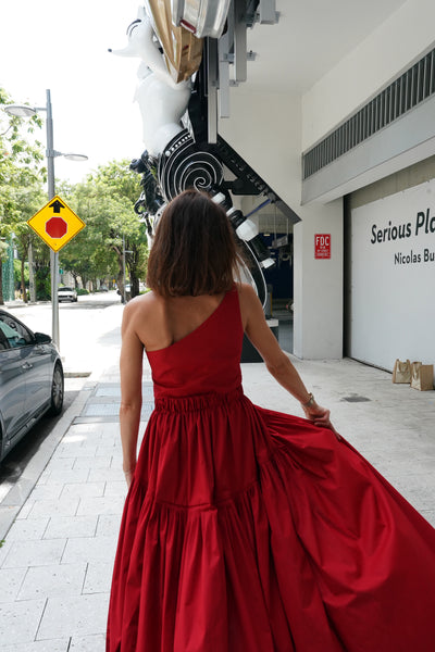Skirt in Red Color