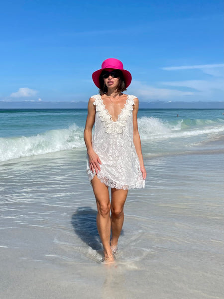 Vintage Lace Mini Dress