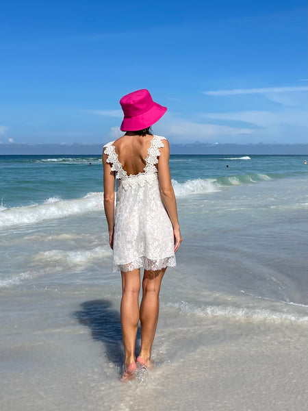 Vintage Lace Mini Dress