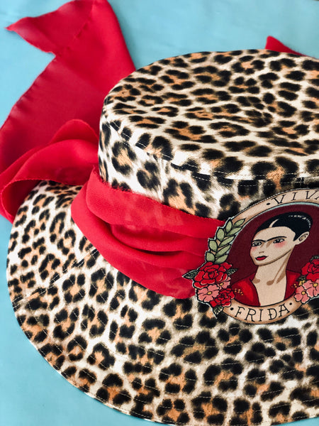 Leopard Print Bucket Hat