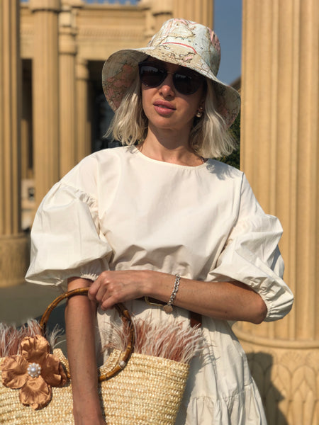 Geo Print Bucket Hat