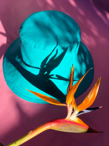 Bucket Hat in Turquoise