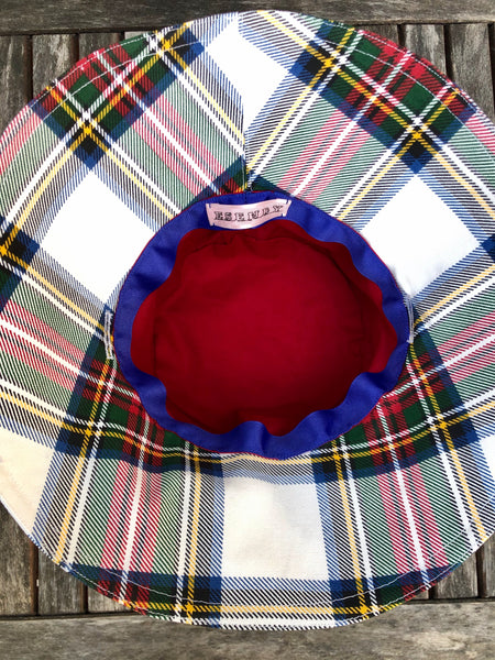 Bucket Hat with Colorful Plaids
