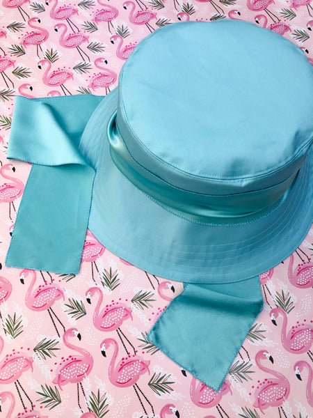 Sage Green Hat in Luxury Cotton Sateen