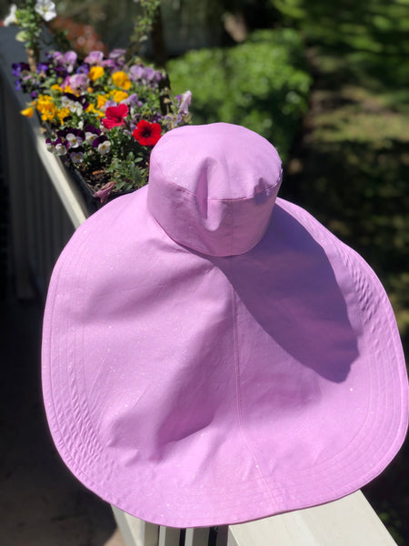 Pink Wide Brim Hat