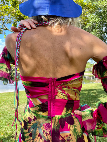 Silk Asymmetrical Dress