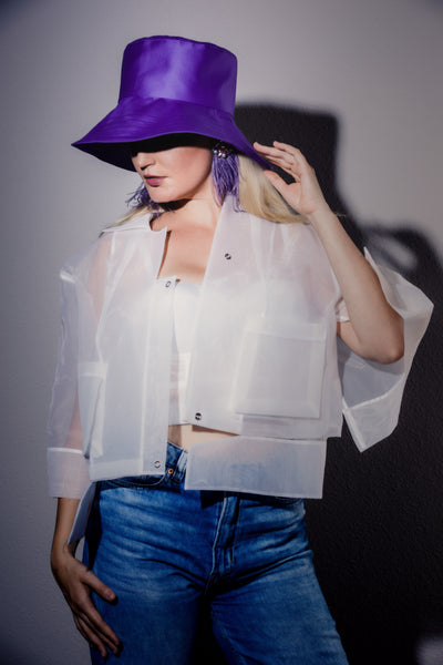 Bucket Hat in Purple