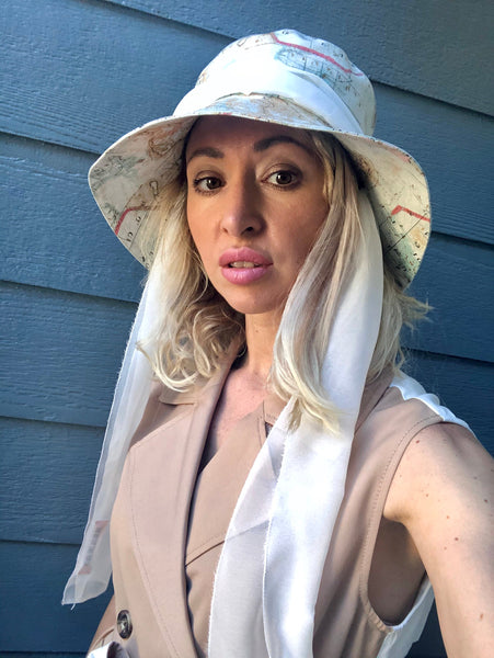 Geo Print Bucket Hat