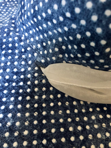 Fedora Hat with Dots Print