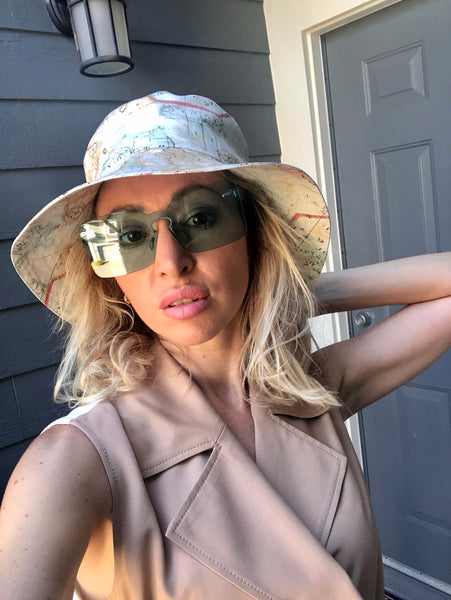 Geo Print Bucket Hat