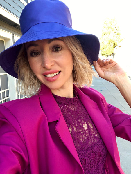 Bucket Hat in Purple