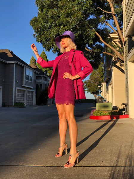 Bucket Hat in Purple