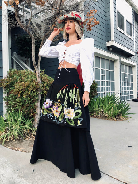 Bucket Hat with Frida Kahlo Print