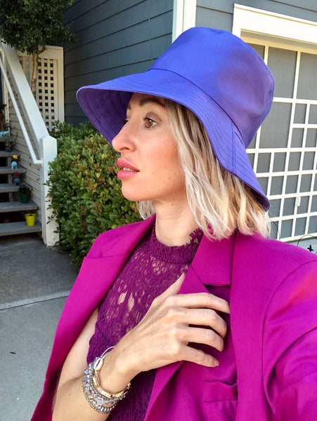 Bucket Hat in Purple