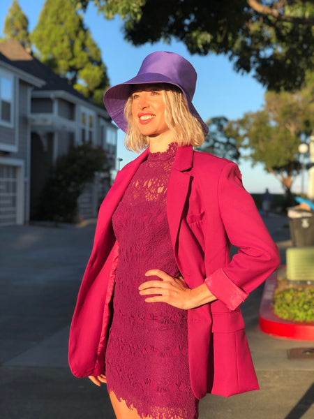 Bucket Hat in Purple