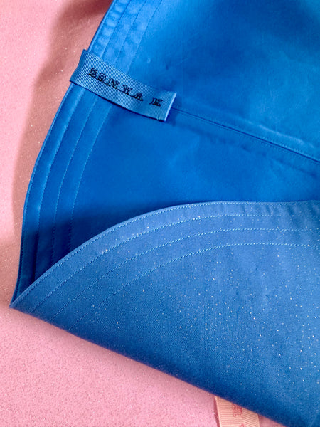 Blue Reversible Wide Brim Hat