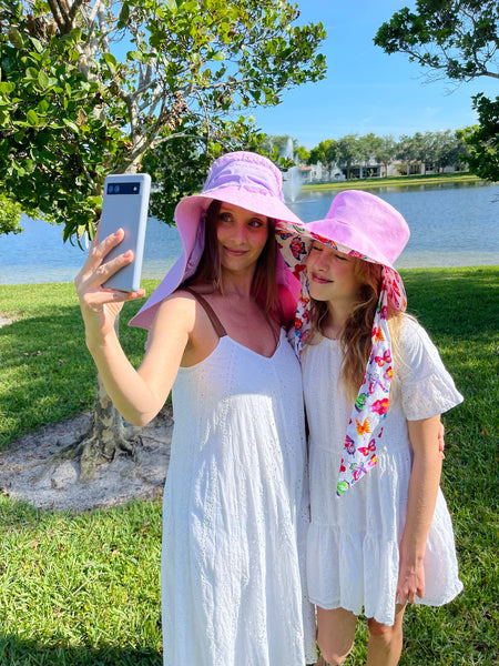 Mom and Me Hats in Pink