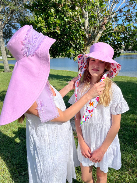 Mom and Me Hats in Pink