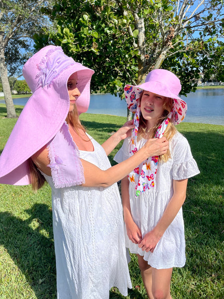 Mom and Me Hats in Pink
