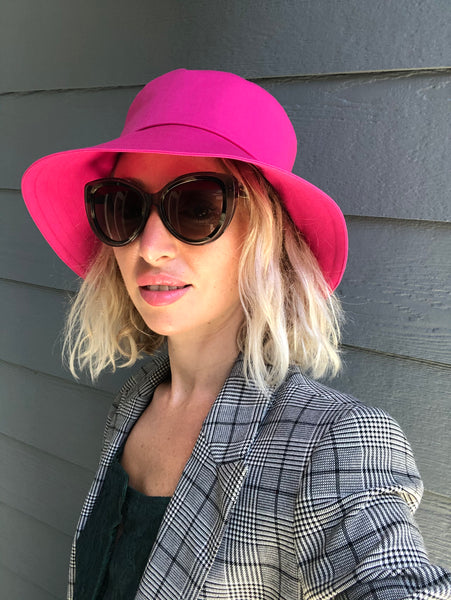 Bucket Hat in Fuchsia