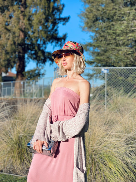 Butterfly Print Summer Hat