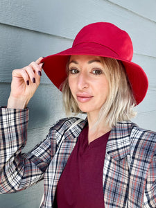 Red Bucket Hat