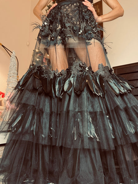 Couture Black Dress