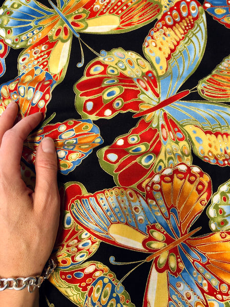 Designer Luxury Butterfly Tie Dress