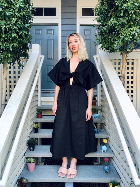 Designer Black Dress, Lounge Wear