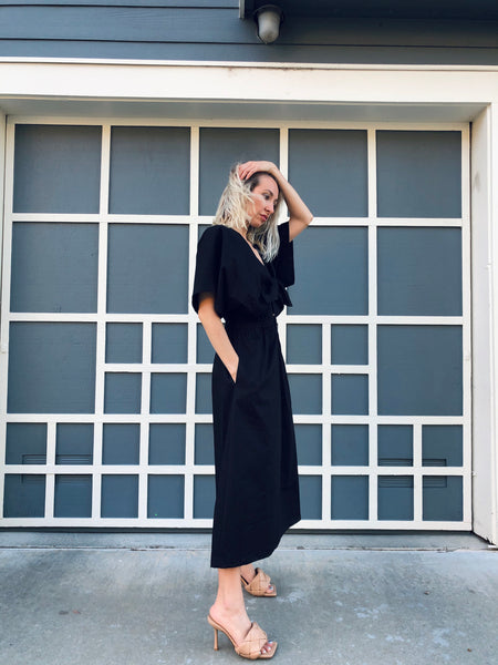 Designer Black Dress, Lounge Wear