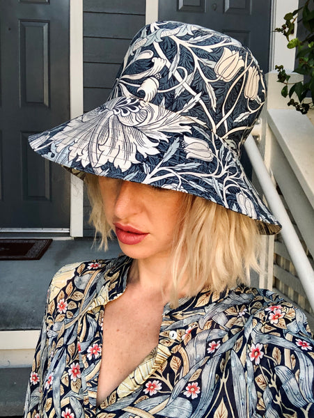 Bucket Hat with Floral Print